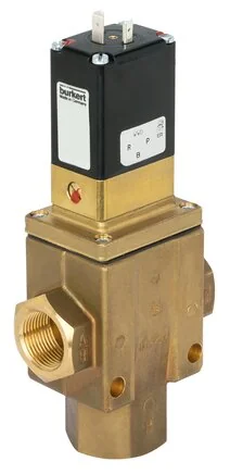 Burkert - 6430-C12,0PBMSGM84-0-024/DC-08-351175 - Elettrovalvola 3/2 vie, stantuffo servo