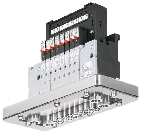 Burkert - 8640-19-07-00-00-00-00-000-BK--707890 - Blocco valvole 8640 19mm 7 stazioni