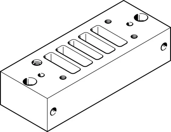 Festo - CAU-1/2-5802 - Piastra di attacco