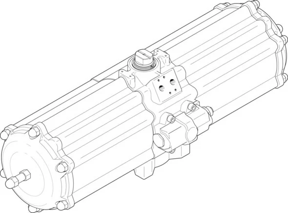 Festo - DAPS-1920-090-RS4-F16-T6-553246 - Attuatore rotante