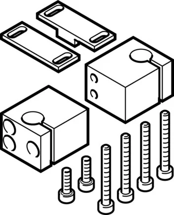 Festo - DASI-B12-40-S8-1435229 - Supporto sensore