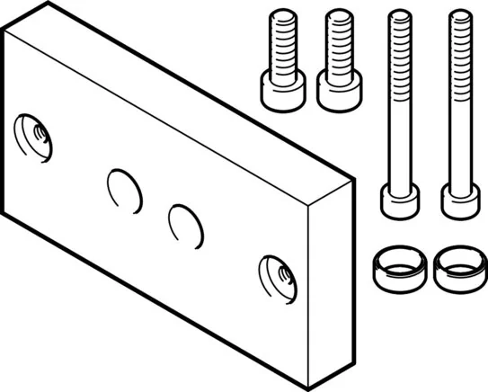 Festo - DHAA-D-G6-20-Q11-16-E-2332271 - Adattatore Kit
