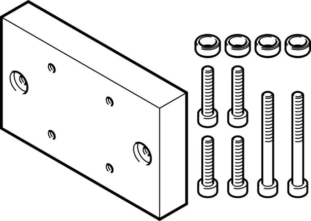 Festo - DHAA-D-H4-12-Q11-8-2786084 - Adattatore Kit
