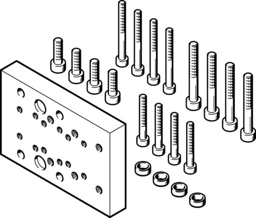 Festo - DHAA-D-L-25-G7-12-562152 - Adattatore Kit