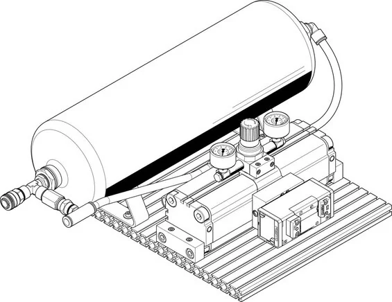 Festo - DPA-63-16-CRVZS10-552933 - Moltiplicatore di pressione