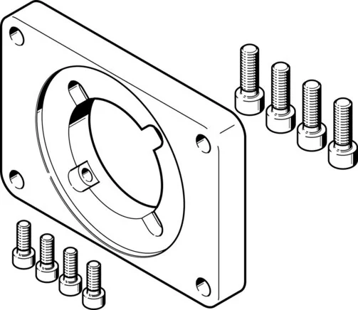 Festo - EAMF-A-95B-80G-3305700 - Flangia motore
