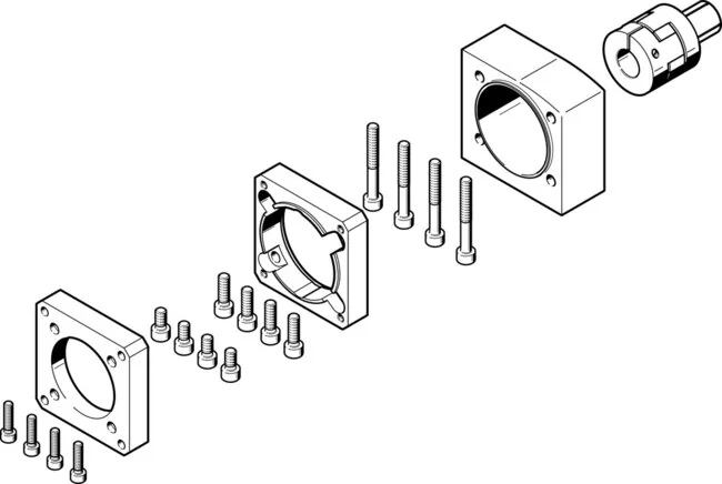 Festo - EAMM-A-L48-60H-1456611 - Kit assiale