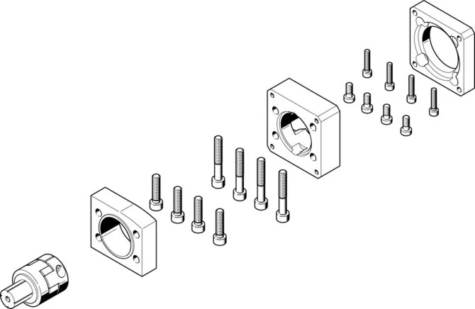 Festo - EAMM-A-N38-60H-1456616 - Kit assiale