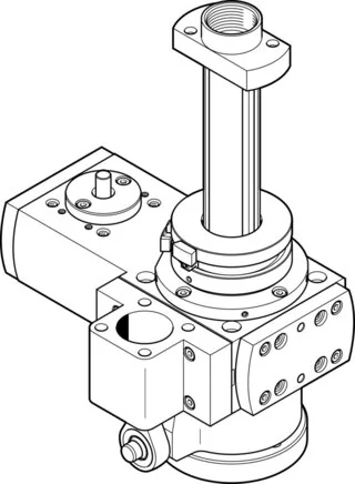 Festo - EHMB-25-200-1095934 - Modulo rotativo-sollevamento