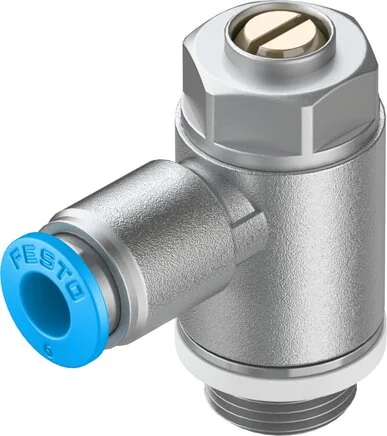 Festo - GRLA-1/4-QS-6-D-193146 - Valvola di non ritorno con strozzamento