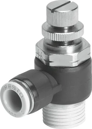 Festo - GRLA-1/8-QB-1/4-U-534658 - Valvola di non ritorno con strozzamento