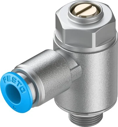 Festo - GRLA-1/8-QS-6-MF-D-537075 - Valvola di non ritorno con strozzamento