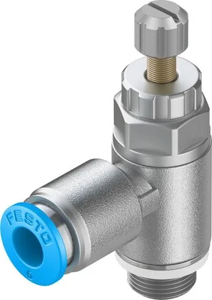 Festo - GRLA-1/8-QS-6-RS-D-197581 - Valvola di non ritorno con strozzamento