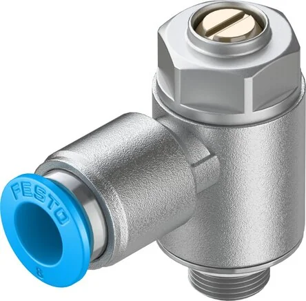 Festo - GRLA-1/8-QS-8-MF-D-537076 - Valvola di non ritorno con strozzamento