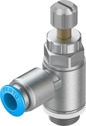 Festo - GRLA-1/8-QS-8-RS-D-534337 - Valvola di non ritorno con strozzamento