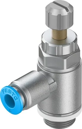 Festo - GRLA-3/8-QS-10-RS-D-534343 - Valvola di non ritorno con strozzamento