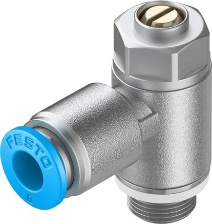 Festo - GRLZ-1/8-QS-6-D-193158 - Valvola di non ritorno con strozzamento