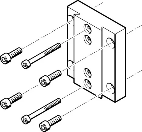 Festo - HMVA-DLA40-196790 - Kit adattatore attuatore