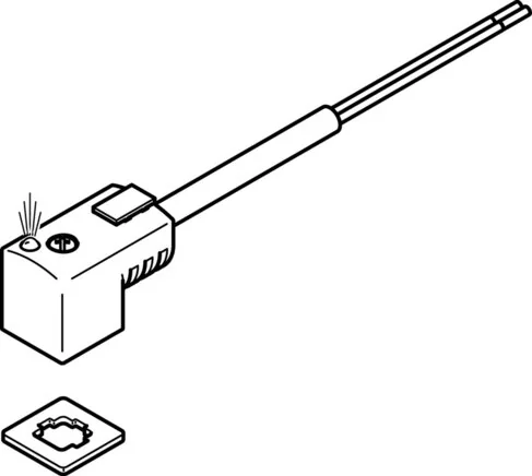 Festo - KMEB-3-24-5-LED-547269 - Cavo presa