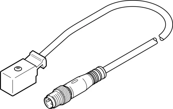 Festo - KMYZ-2-24-M8-2,5-LED-177678 - Linea di attacco