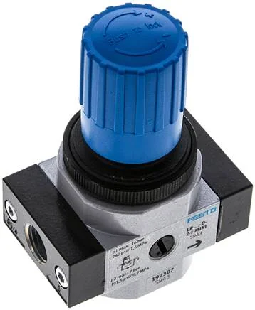 Festo - LR-1/4-D-7-O-I-MINI-192307 - Valvola di regolazione pressione