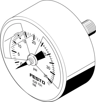 Festo - MA-50-36-R1/4-PSI-E-RG-526788 - Manometro di pressione