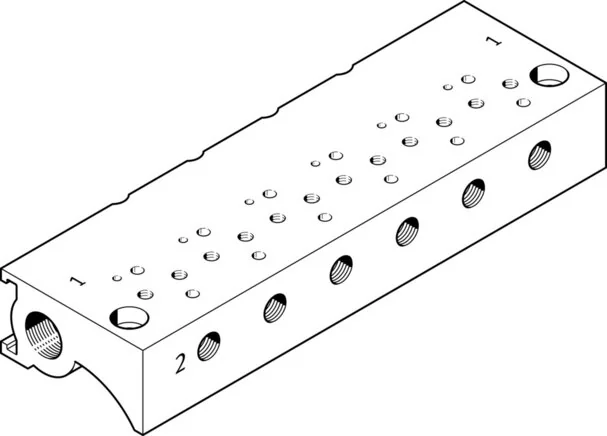 Festo - MHA1-P10-2-M3-197211 - Blocco collettore