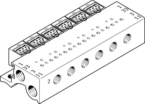 Festo - MHA1-PR8-3-M3-PI-197225 - Blocco collettore