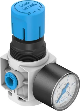 Festo - MS2-LR-QS6-D6-AR-BAR-F1A-B-8167261 - Valvola di regolazione pressione