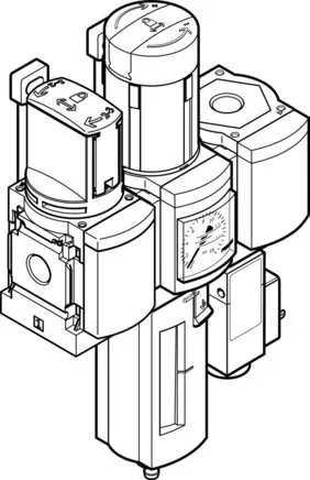 Festo - MSB4N-1/4:C3J3F3-WP-543562 - Unità di manutenzione combinata
