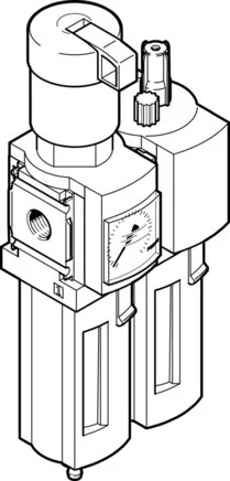 Festo - MSB6-1/2-FRC13:J120M1-8042673 - Unità di manutenzione combinata