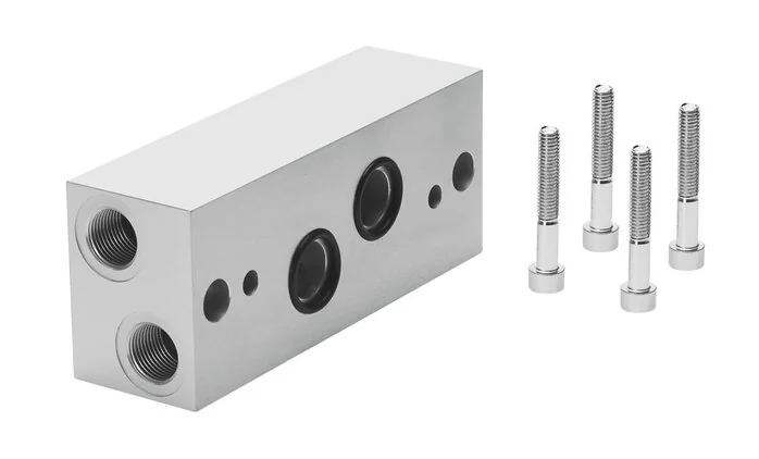 Festo - NAW-1/4-1E-ISO-11304 - Piastra di attacco ad angolo