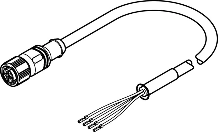 Festo - NEBM-M12G4-RS-15-N-LE4-571907 - Cavo motore