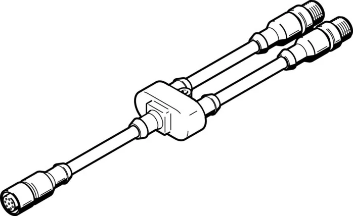 Festo - NEBV-M12G8-KD-3-M12G4-547888 - Cavo di attacco