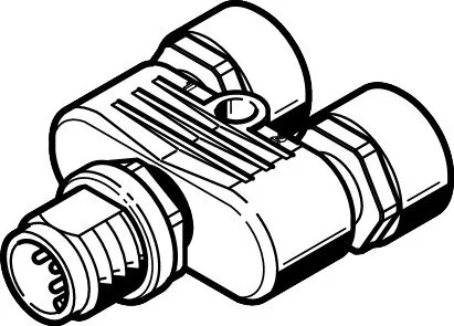 Festo - NEDU-L2R1-V8-M12G5-M12G5-2839846 - Raccordo push-in a T