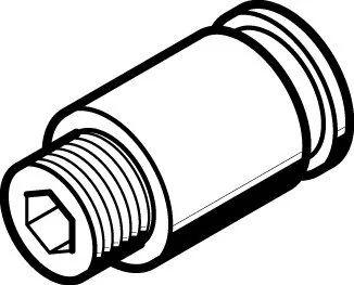 Festo - QB-10-32-UNF-1/4-I-U-572316 - Raccordo push-in