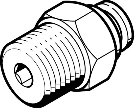 Festo - QB-10-32-UNF-5/32-U-533267 - Raccordo push-in