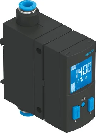 Festo - SFAB-1000U-HQ10-PNLK-PNVBA-M12-8162834 - Sensore di flusso