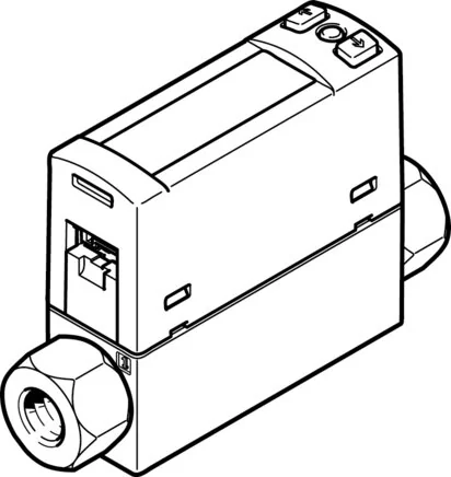 Festo - SFAH-50U-G18FS-PNLK-PNVBA-M8-8058473 - Sensore di flusso