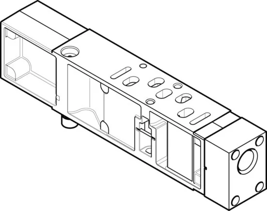 Festo - VABF-S4-1-P1A14-N14-8000690 - Piastra di alimentazione verticale