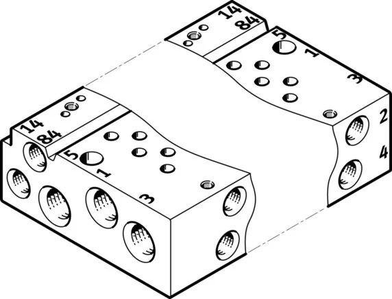 Festo - VABM-L1-10AW-M7-10-566554 - Nastro di attacco