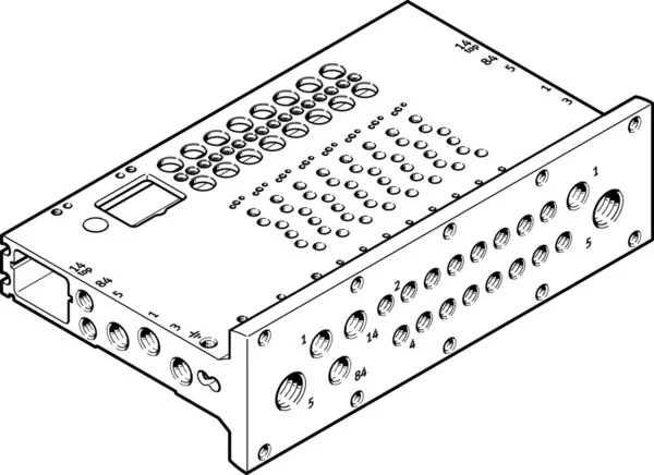 Festo - VABM-L1-10HWS2-G18-24-GR-8058341 - Nastro di attacco