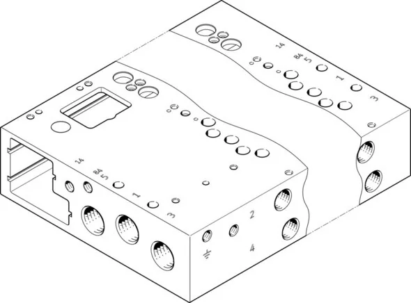 Festo - VABM-L1-14W-G14-8-GR-573504 - Nastro di attacco