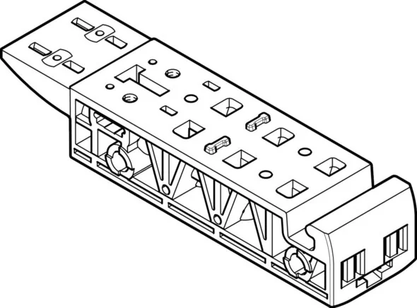 Festo - VABS-C8-12XB-QX-DB-1236028 - Piastra di attacco