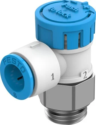 Festo - VFOE-LE-T-G14-Q8-P50-8095434 - Valvola di non ritorno con strozzamento