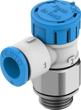 Festo - VFOE-LE-T-G18-Q6-F1A-8223995 - Valvola di non ritorno con strozzamento