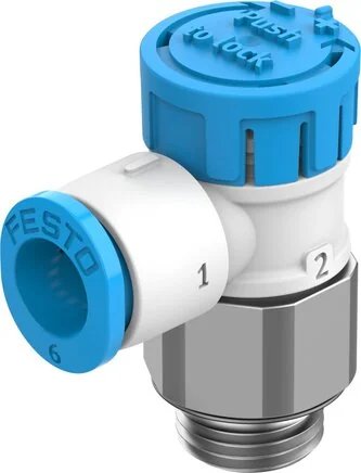 Festo - VFOE-LE-T-G18-Q6-P50-8095433 - Valvola di non ritorno con strozzamento