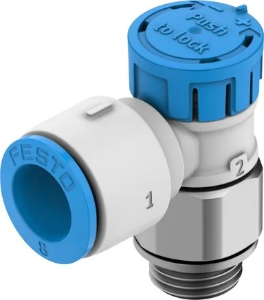 Festo - VFOE-LE-T-G18-Q8-F1A-8223996 - Valvola di non ritorno con strozzamento
