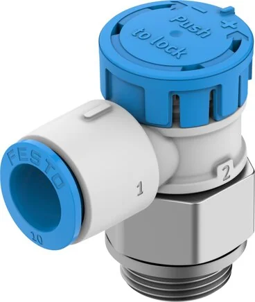 Festo - VFOE-LE-T-G38-Q10-F1A-8224001 - Valvola di non ritorno con strozzamento