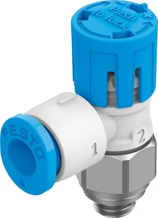 Festo - VFOE-LE-T-M5-Q4-P50-8095432 - Valvola di non ritorno con strozzamento